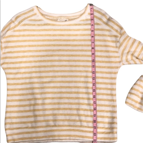 Caslon (Nordstrom) Yellow/White Sweatshirt - Picture 8 of 8